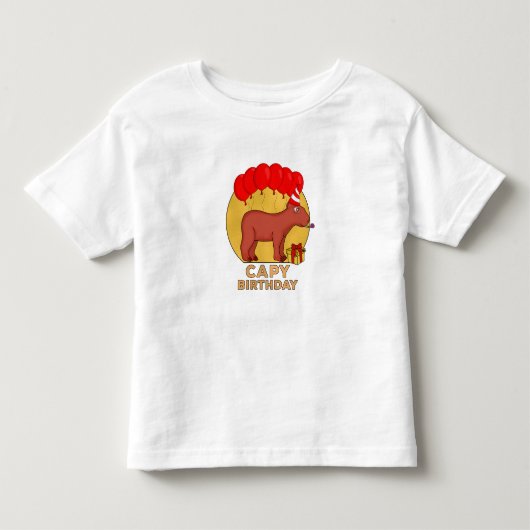 ケイピー誕生日 トドラーTシャツ (正面)