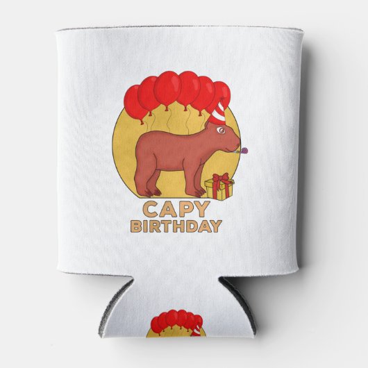 ケイピー誕生日 缶クーラー (正面)