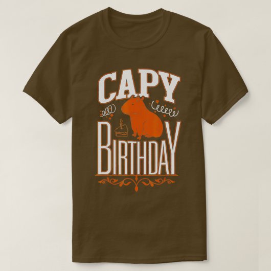 ケイピー誕生日 Tシャツ (デザイン正面)