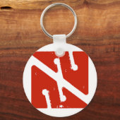 ケイブ矢印フラグ キーホルダー (正面)