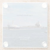 ケイプヘンリー・ジャックマンガラスのコースター ガラスコースター (裏面)