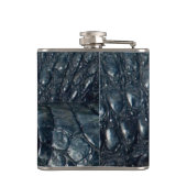 ケイマンクロコダイル皮膚爬虫類 フラスク (裏面)