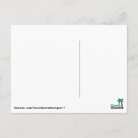 ケイマン大好き ポストカード (裏面)