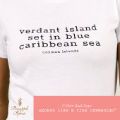 ケイマン諸島の国歌の歌詞 Tシャツ