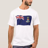 ケイマン諸島の旗のTシャツ Tシャツ (正面)