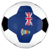 ケイマン諸島の旗 サッカーボール (回転)