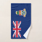 ケイマン諸島の旗 バスタオルセット (ハンドタオル)