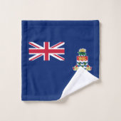 ケイマン諸島の旗 バスタオルセット (ウォッシュタオル)