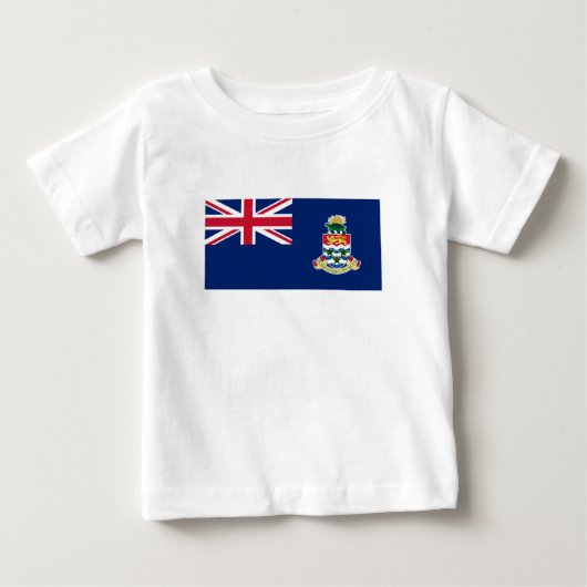 ケイマン諸島の旗 ベビーTシャツ (正面)