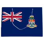 ケイマン諸島の旗 ラージペーパーバッグ (正面)