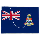 ケイマン諸島の旗 ラージペーパーバッグ (裏面)