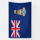 ケイマン諸島の旗 横断幕 (縦)