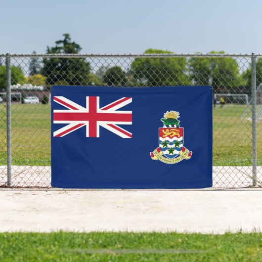 ケイマン諸島の旗 横断幕 (インサイチュ)