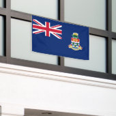 ケイマン諸島の旗 横断幕 (ビルの外側)