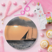 ケイマン諸島サンセット ペーパープレート (パーティー)