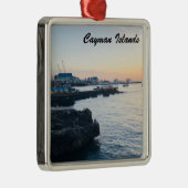 「ケイマン諸島サンセット」 メタルオーナメント (右)