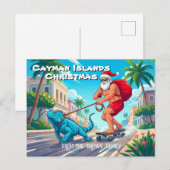 ケイマン諸島フィットクリスマス ポストカード (正面/裏面)
