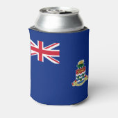 ケイマン諸島国クール旗 缶クーラー (缶裏面)