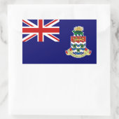 ケイマン諸島国旗のシール 長方形シール (バッグ)