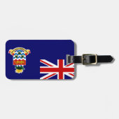 ケイマン諸島国旗カリブののトロピカルバケーション ラゲッジタグ (正面横)