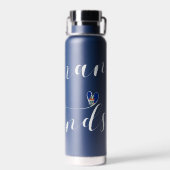 ケイマン諸島国旗ハート、ケイマン諸島 ウォーターボトル (背面)