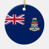 ケイマン諸島国旗 セラミックオーナメント (正面)