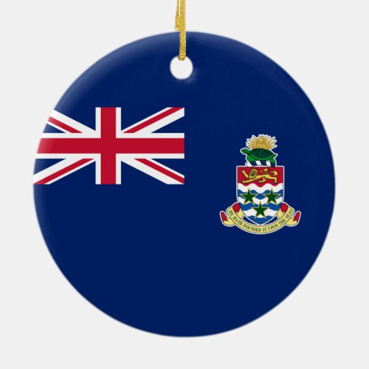 ケイマン諸島国旗 セラミックオーナメント (裏面)