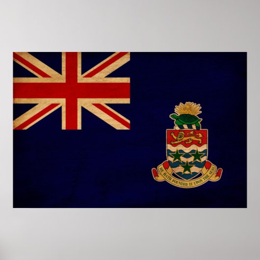 ケイマン諸島国旗 ポスター (正面)