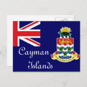 ケイマン諸島国旗 ポストカード (正面/裏面)
