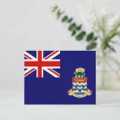ケイマン諸島国旗 ポストカード (スタンド正面)