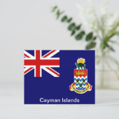 ケイマン諸島国旗 ポストカード (スタンド正面)
