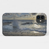 ケイマン諸島、カリブ海。打ち寄せる波 Case-Mate iPhoneケース (裏面(横))