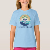 ケイマン諸島 カリブ海 Tシャツ (正面)