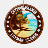 ケイマン諸島 セラミックオーナメント (裏面)