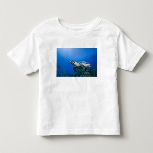ケイマン諸島 リトルケイマン島 水中 2 トドラーTシャツ (正面)