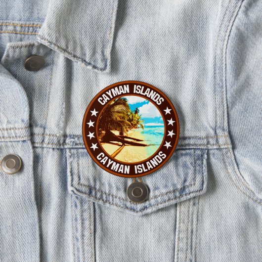 ケイマン諸島 缶バッジ (インサイチュ)
