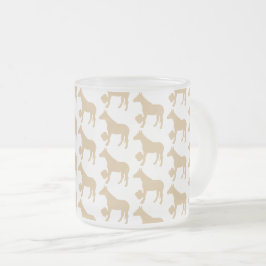 ケイメイ牧場　グラマーちゃん シルエット フロストグラスマグカップ