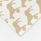 ケイメイ牧場 グラマーちゃん シルエット&顔出し フリースブランケット (角)