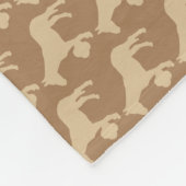 ケイメイ牧場　グラマーちゃん シルエット＆顔出し フリースブランケット (角)