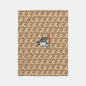 ケイメイ牧場　グラマーちゃん シルエット＆顔出し フリースブランケット (正面)