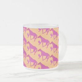 ケイメイ牧場　トントントントロちゃん シルエット フロストグラスマグカップ