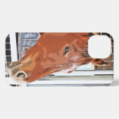 ケイメイ牧場 トントントントロちゃん 「優しいまなざし」「kind eyes」 iPhoneケース (裏面横)