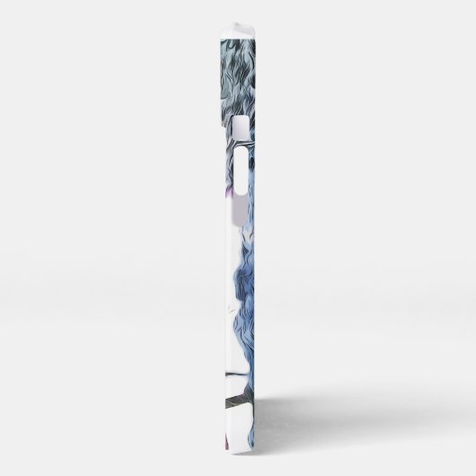 ケイメイ牧場 トントントントロちゃん「陽だまりの優しい影」 iPhoneケース (左側面)