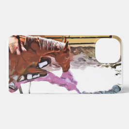 ケイメイ牧場　トントントントロちゃん「陽だまりの優しい影」 iPhone 13ケース