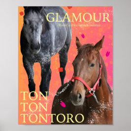 ケイメイ牧場　２頭オリジナル ポスター