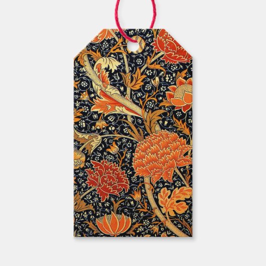 ケイレイ、人気があるウィリアム・モリスのパターン。 ギフトタグ (正面)