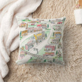 ケインの地図PA装飾用クッション クッション (ブランケット)