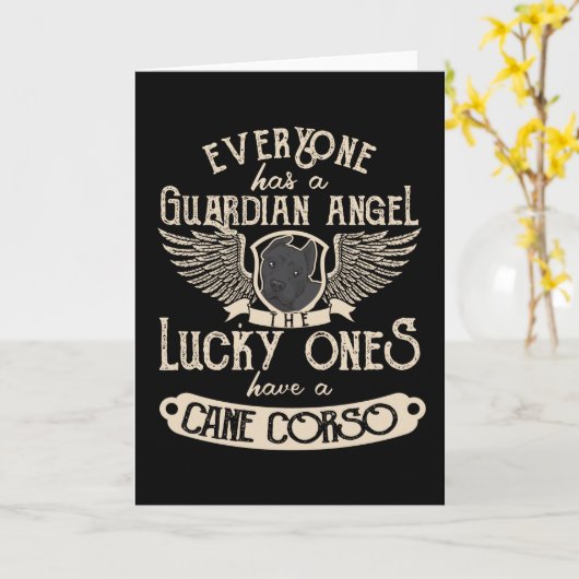 ケインコルソイタリアーノウィズガーディアンエンジェルことわざ カード (黄色い花)