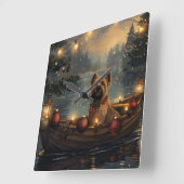 ケインコルソクリスマスフェスティバル航海 スクエア壁時計 (傾斜)