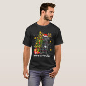 ケインコルソクリスマスライトツリーサンタクリスマスパジャマ Tシャツ (正面フル)
